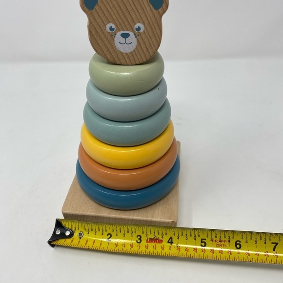 Wooden Bear Stacking Toy - Multicolor - Picture 3 of 7